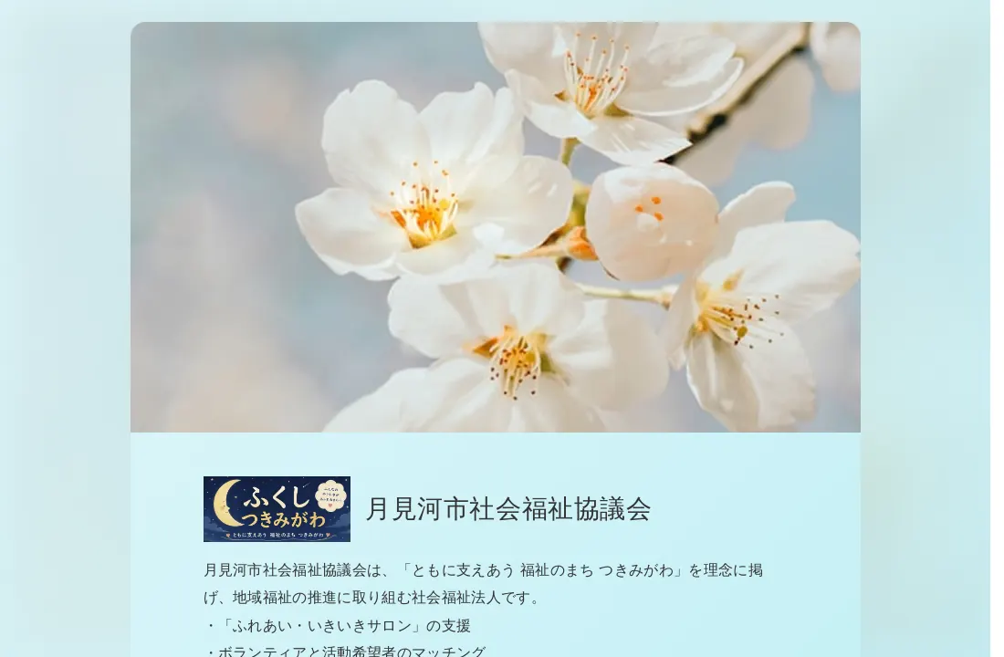 社会福祉協議会向け公開チャット